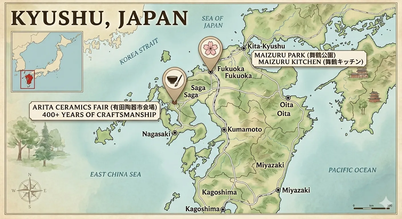 桜と有田陶器市 Cherry Blossoms Arita Ceramics Fair