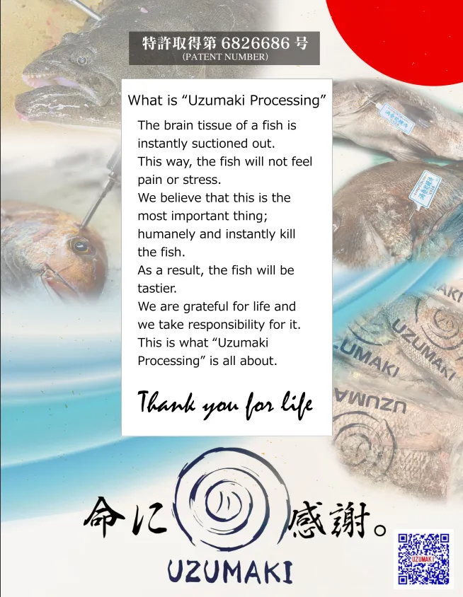 世界に誇る特許技術『渦巻処理』UZUMAKI PROCESSING